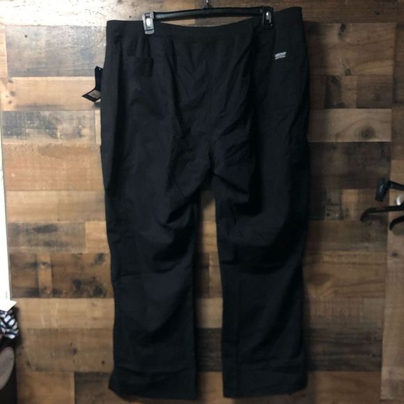 New Women’s Cherokee Scrub Pants Cargo Black WW170 Size 3X - Picture 3 of 5